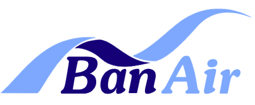 Logo van Banair, leverancier van veel producten voor de luchtvaart
